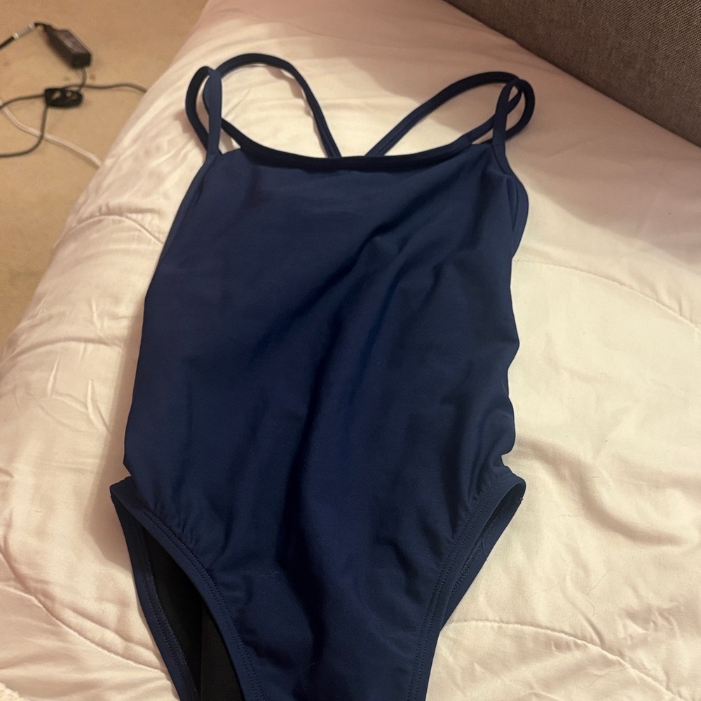 Jolyn Clothing Navy Blue One-Piece Swimsuit